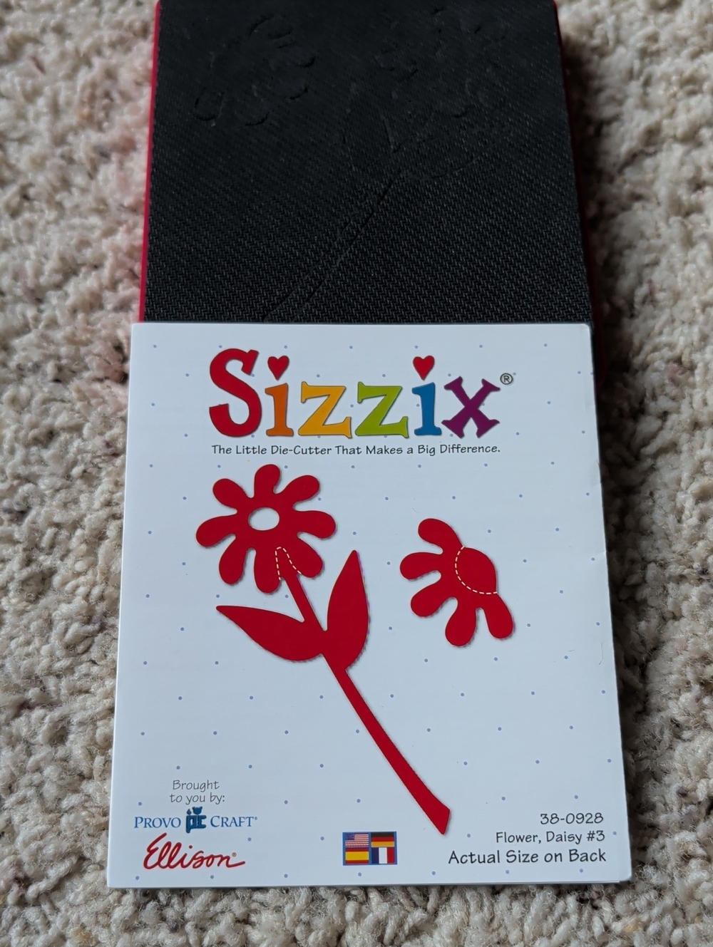 Sizzix Red Flower Die-Cut Shapes